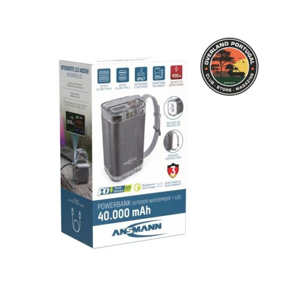 Powerbank/lanterna multifunções 40.000 mAh - Image 2