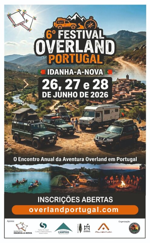 6º Festival Overland Portugal - Idanha-A-Nova 26, 27 e 28 de Junho 2026