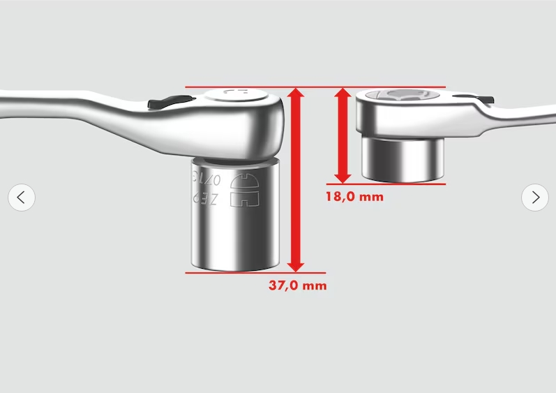 WURTH Conjunto de chave de luneta dupla com roquete Mini 31 peças - Image 5