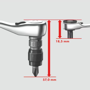 WURTH Conjunto de chave de luneta dupla com roquete Mini 31 peças - Image 4